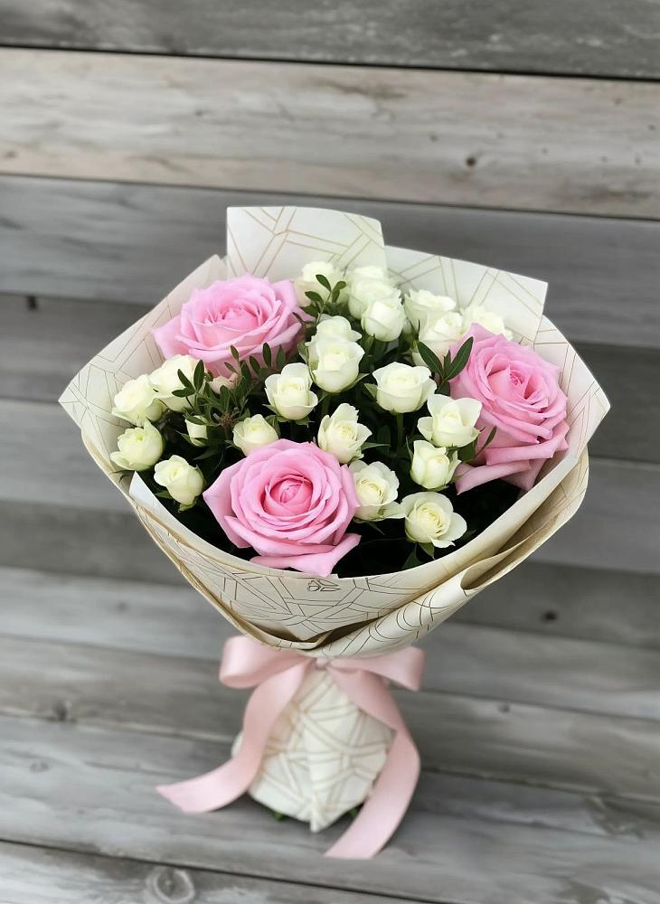 Букет цветов из: Розы в Пяозерский