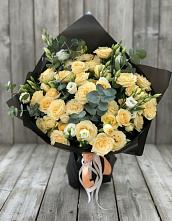 Букет цветов из:  Розы и Лизиантусы #REPLACE_PRED# Пяозерский