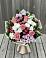 Букет цветов из: Альстромерии, Гвоздики, Розы и Хризантемы в Пяозерский