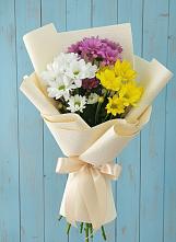 Букет цветов из:  Хризантемы в Пяозерский