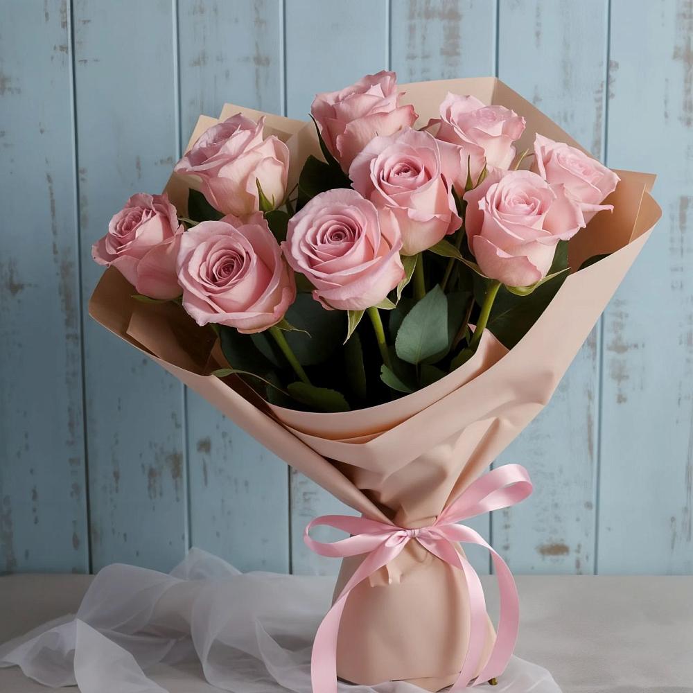 Букет цветов из: Розы в Пяозерский