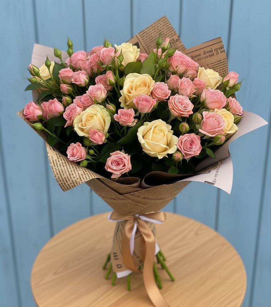 Букет цветов из: Розы в Пяозерский