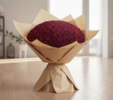 Букет 101 Красная роза в Пяозерский