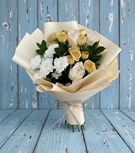 Букет цветов из:  Розы и Хризантемы #REPLACE_PRED# Пяозерский