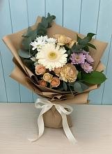 Букет цветов из:  Герберы и Хризантемы #REPLACE_PRED# Пяозерский