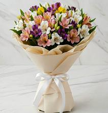 Букет цветов из:  Альстромерии в Пяозерский