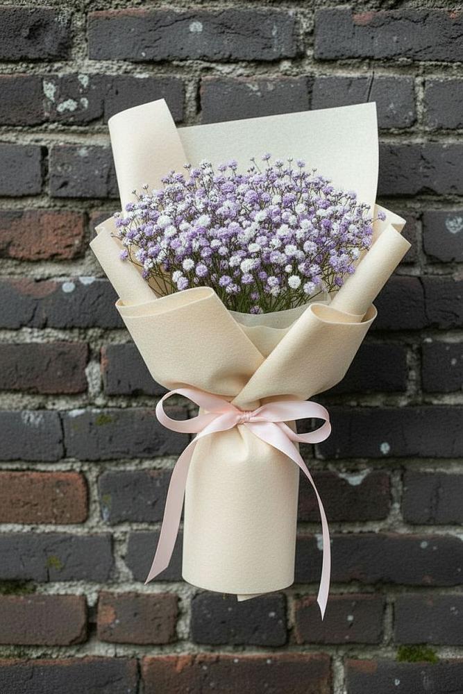 Букет цветов из: Гипсофила в Пяозерский