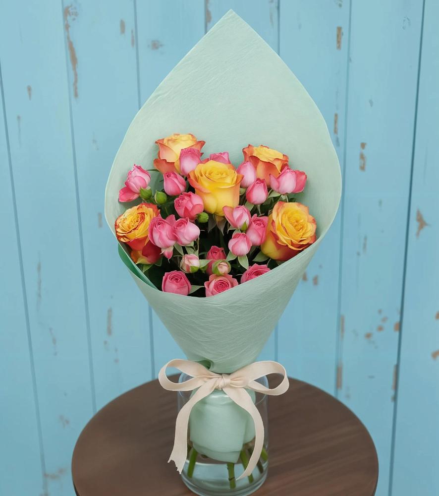 Букет цветов из: Розы в Пяозерский