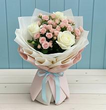 Букет цветов из:  Розы #REPLACE_PRED# Пяозерский