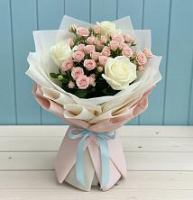 Букет цветов из:  Розы в Пяозерский