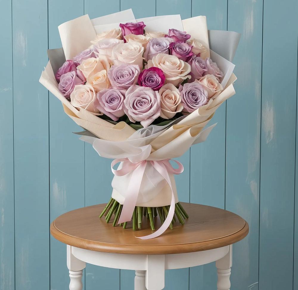 Букет цветов из: Розы в Пяозерский