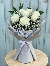 Букет цветов из:  Розы в Пяозерский