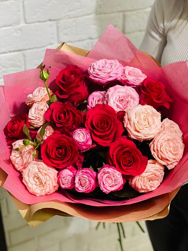 Букет цветов из: Розы в Пяозерский