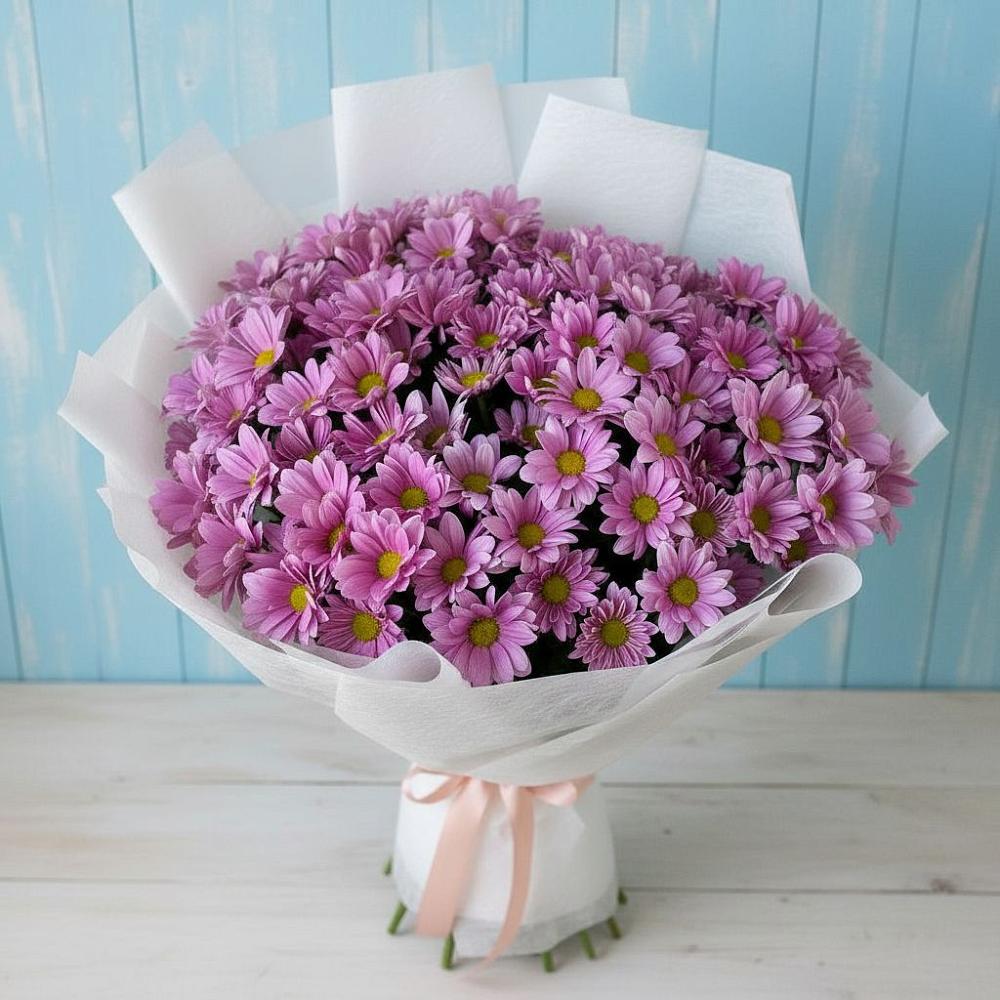 Букет цветов из: Хризантемы в Пяозерский