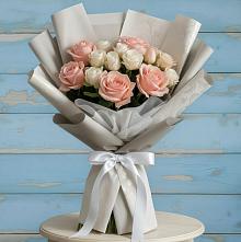 Букет цветов из:  Розы в Пяозерский