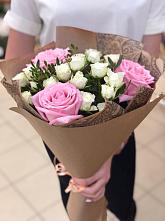 Букет цветов из:  Розы #REPLACE_PRED# Пяозерский