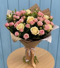 Букет цветов из:  Розы в Пяозерский