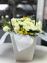 Цветочная композиция из Розы  в Пяозерский