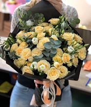 Букет цветов из:  Розы и Лизиантусы #REPLACE_PRED# Пяозерский