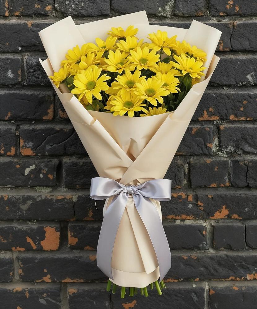 Букет цветов из: Хризантемы в Пяозерский