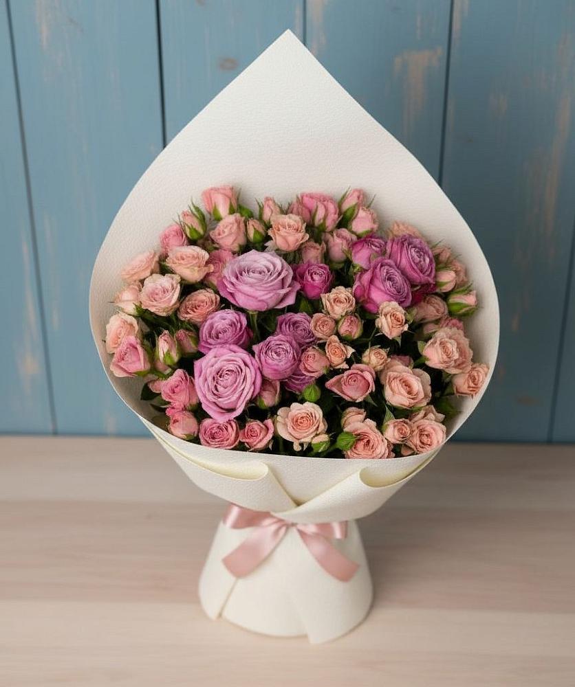 Букет цветов из: Розы в Пяозерский