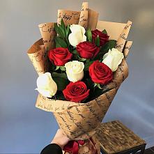 Букет цветов из:  Розы #REPLACE_PRED# Пяозерский