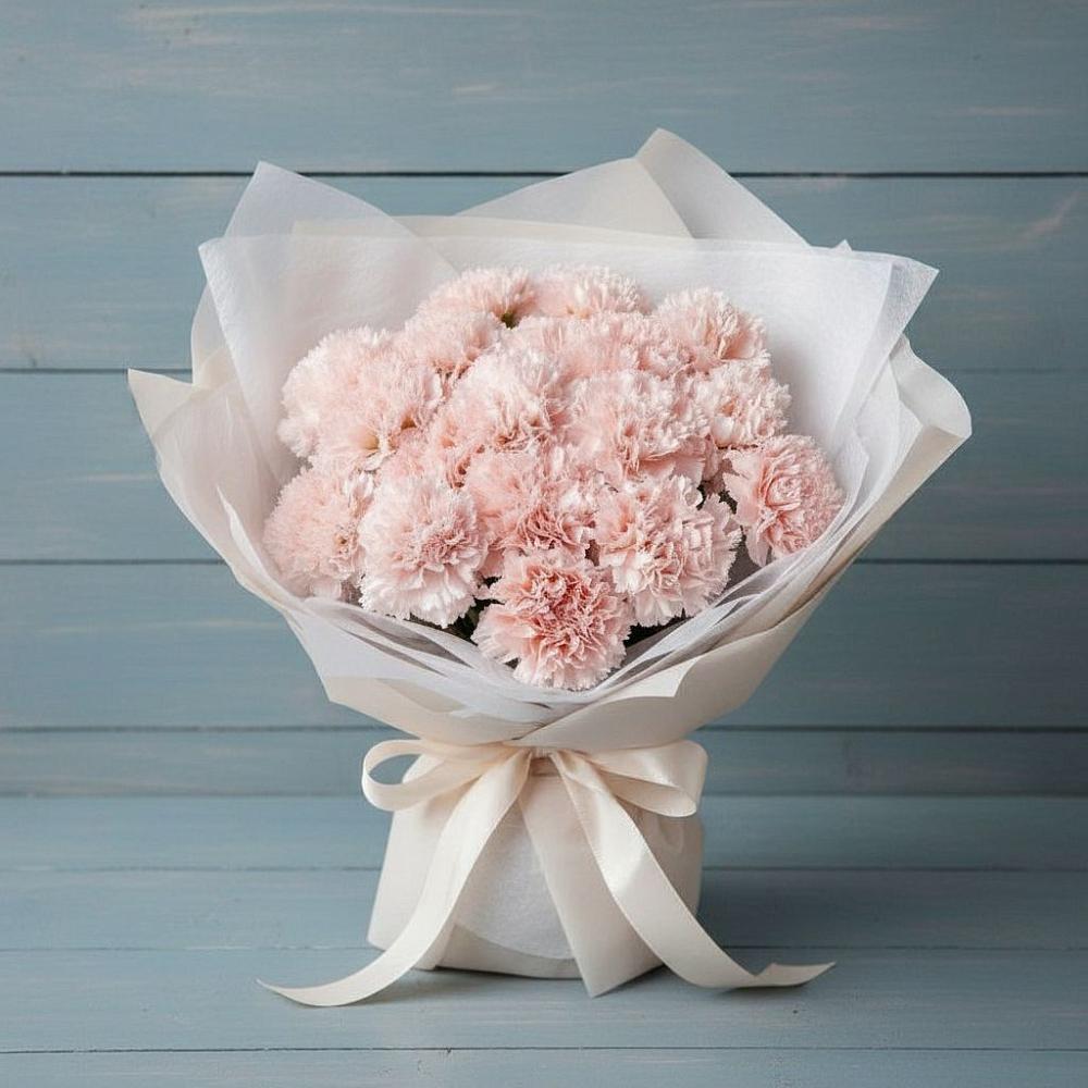 Букет цветов из: Гвоздики в Пяозерский