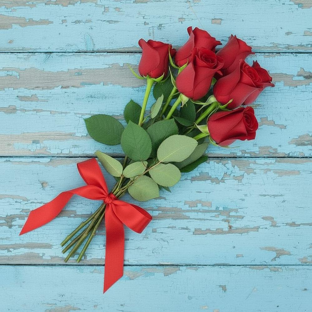 Букет Красные розы в Пяозерский
