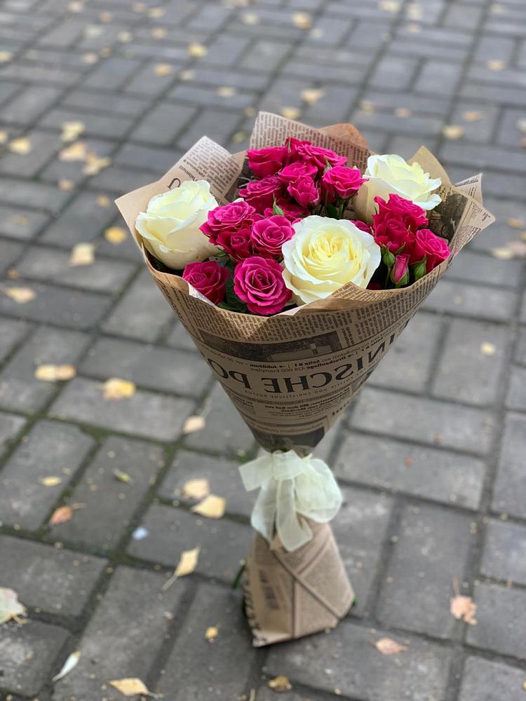 Букет цветов из: Розы в Пяозерский