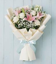 Букет цветов из:  Лилии в Пяозерский