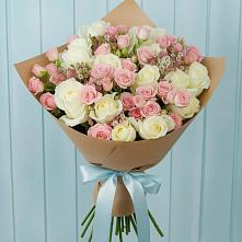 Букет цветов из:  Розы в Пяозерский